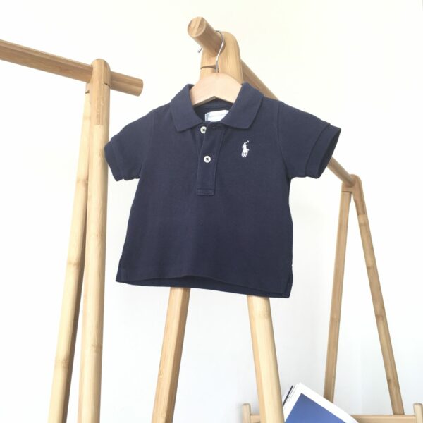 Ralph Lauren Polo Shirt เสื้อเชิ้ตคอปกโปโลสีน้ำเงิน
