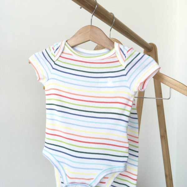 Striped Matching Body suits & Bottoms เซตบอดี้สูทและกางเกงลายขวาง