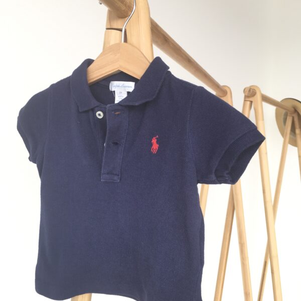 Ralph Lauren Polo Shirt เสื้อเชิ้ตคอปกโปโลสีน้ำเงิน