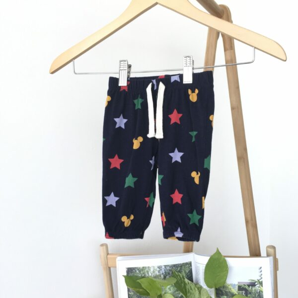Star & Mickey Pants กางเกงขายาว ลายดวงดาวและมิกกี้เมาส์