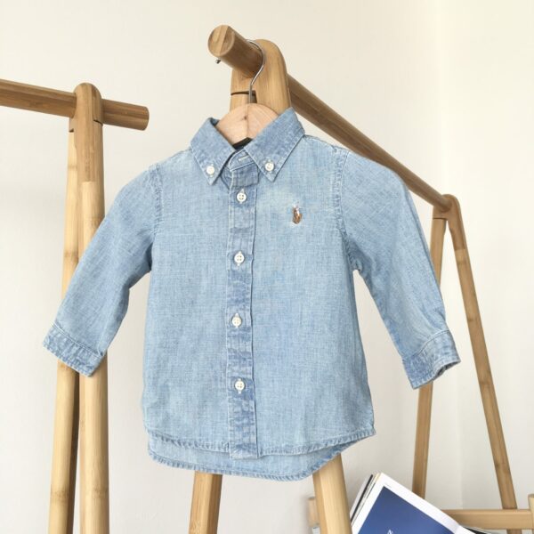 Ralph Lauren Shirt เสื้อเชิ้ตคอปกรุ่นยีนส์