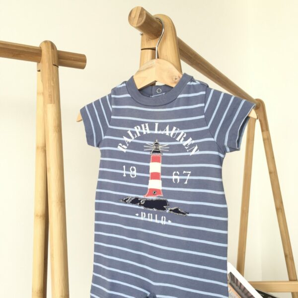 Ralph Lauren Body suit ชุดบอดี้สูทแขนสั้นลาย1967