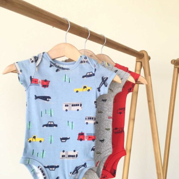Car Body suit 3pieces ชุดบอดี้สูทลายรถ3 ชิ้น