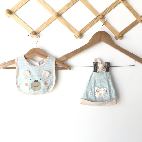 Bumkins baby bear set เซตผ้ากันเปื้อนเด็ก ลายหมี