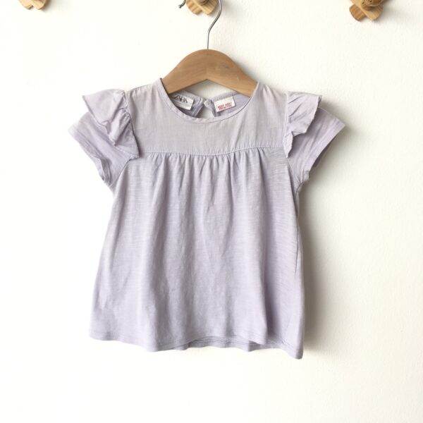 Purple Shirt เสื้อเชิ้ตคอกลม สีม่วง