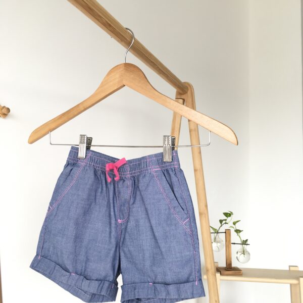 Blue Pants กางเกงขาสั้น สีน้ำเงิน