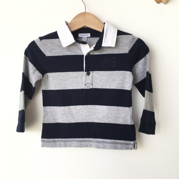 Stripes Shirt เสื้อเชิ้ตคอปกแขนยาว ลายขวาง