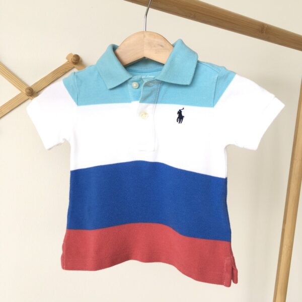 Ralph Lauren Polo Shirt เสื้อเชิ้ตคอปกโปโล ลายขวาง