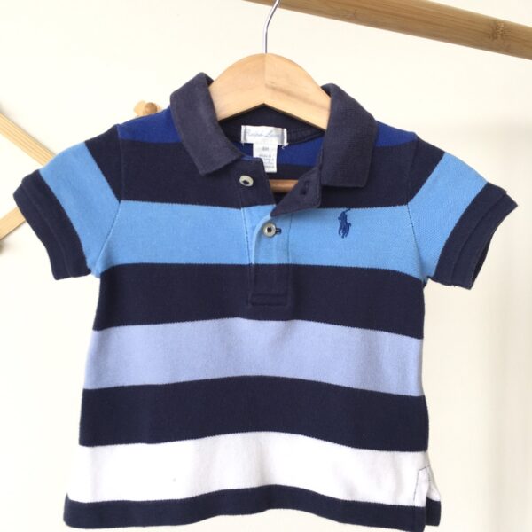 Ralph Lauren Polo Shirt เสื้อเชิ้ตคอปกโปโล ลายขวาง