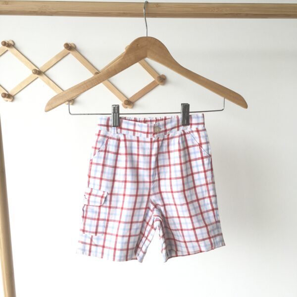 Chateau de sable Pants กางเกงขาสั้นลายสก๊อต