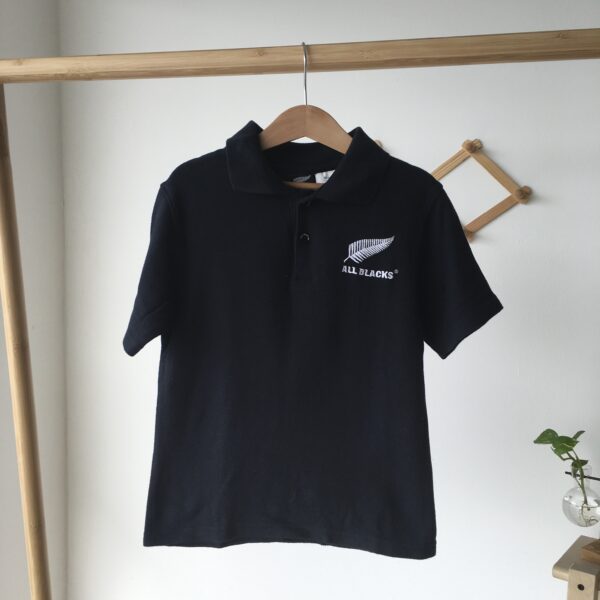All Blacks Polo Shirt เสื้อเชิ้ตคอปกโปโลสีดำ