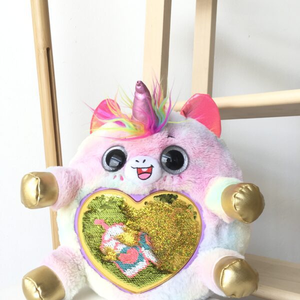 Zuru Rainbocorns Plush Big Bow ตุ๊กตาเรนโบคอร์น