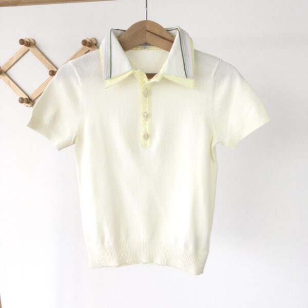 Short Sleevel Top เสื้อโปโลสีเหลือง