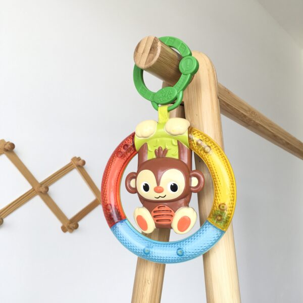 Bright Starts Shake And Glow Monkey Toy ที่แขวนคาร์ซีทและรถเข็นเด็ก