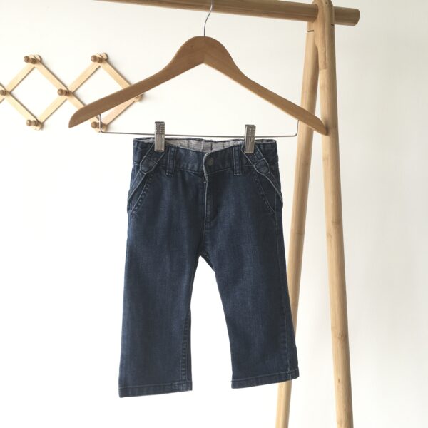 Jeans With Braces กางเกงขายาวสีกรม