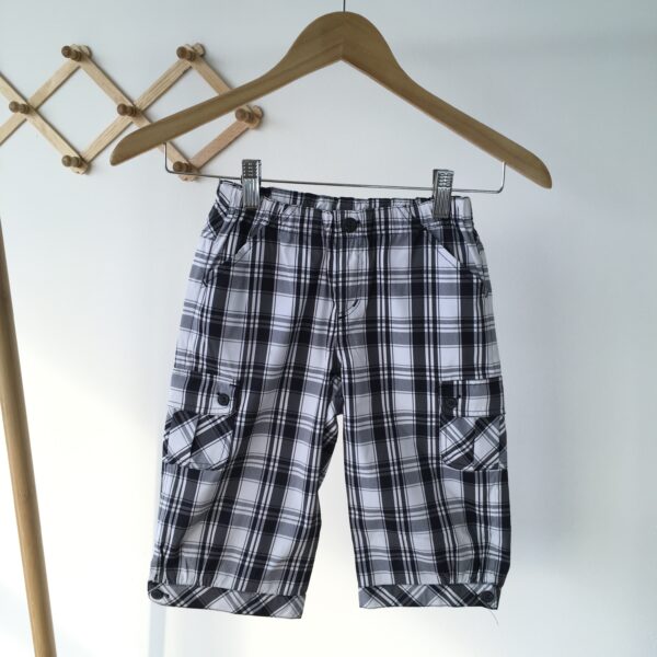 Pants กางเกงสามส่วนลายสก๊อต