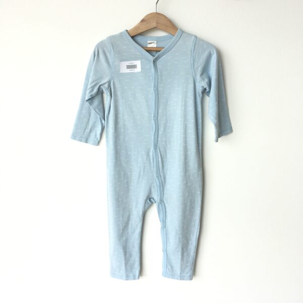 Wave Pajamas ชุดนอนคอวีขายาว ลายคลื่น