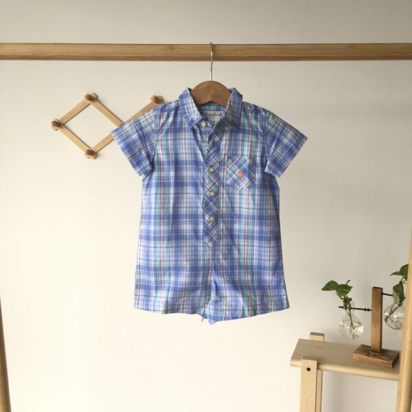 Ralph Lauren Shirt เสื้อเชิ้ตคอปกลายสก๊อต