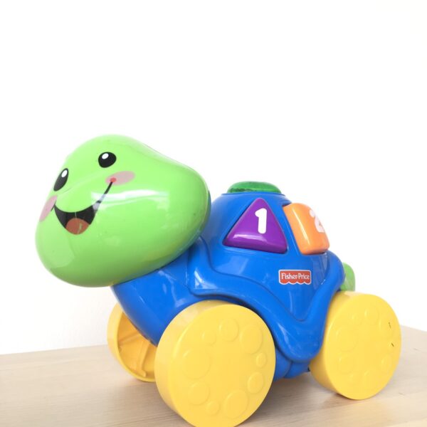 Roll-Along Pals Turtle ของเล่นสอนภาษา ตัวเลข รูปทรง
