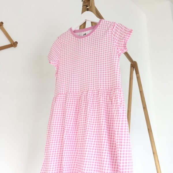 Jersey Dress Organic Cotton ชุดกระโปรงลายสก๊อตสดใส