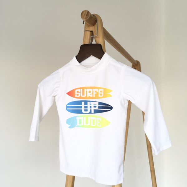 White long sleeve เสื้อว่ายน้ำแขนยาว