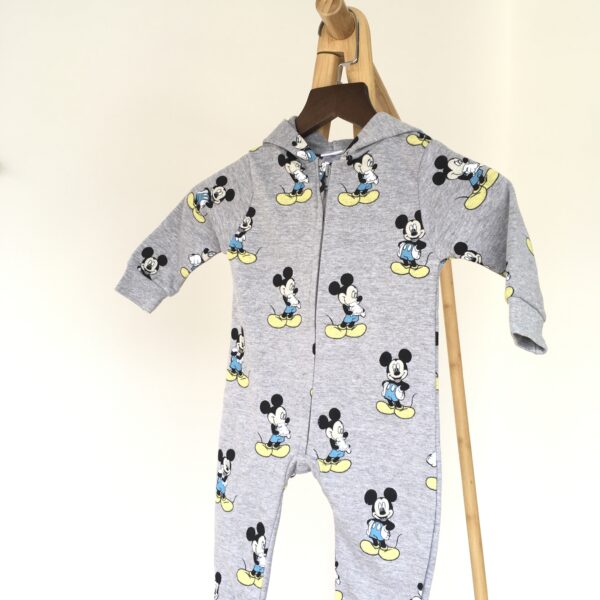Mickey Romper ชุดหมีแขนยาว ลายมิกกี้เม้าส์