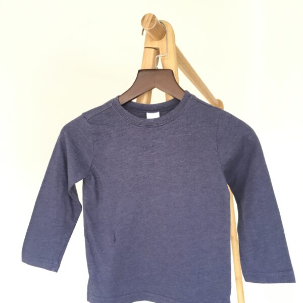 Grid long sleeve เสื้อแขนยาวสีกรม