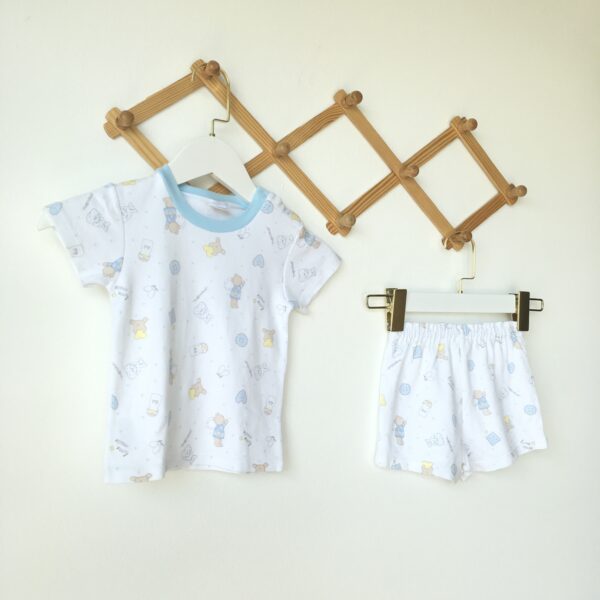 Cloud pattern pajamas ชุดนอนขาสั้นสำหรับเบบี้ลายก้อนเฆม