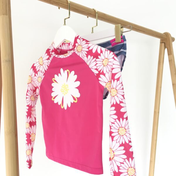 Flowers Swimsuit Set เซตชุดว่ายน้ำลายดอกไม้สกรีน