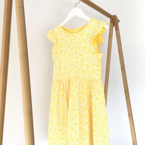 Jersey Dress Flowers ชุดกระโปรงลายดอกไม้เล็ก