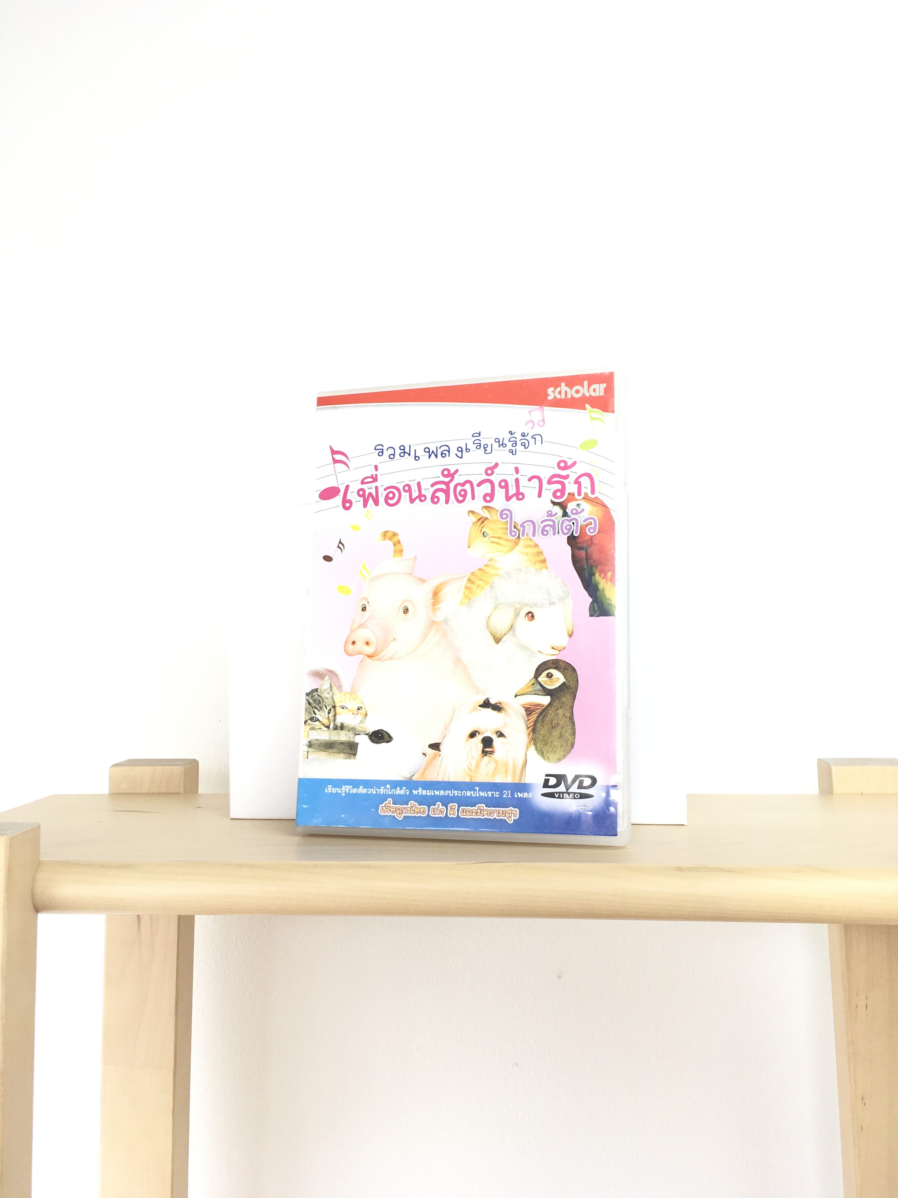 DVD Songs increase learning skills รวมเพลงเรียนรู้จักเพื่อนสัตว์น่ารักใกล้ตัว