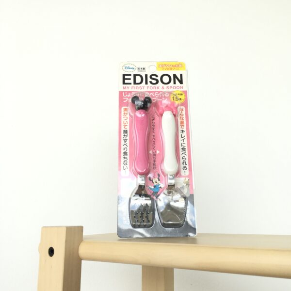 Edison Disney Minnie Fork & Spoon for Kids ช้อน-ซ่อมมินนี่ของแท้