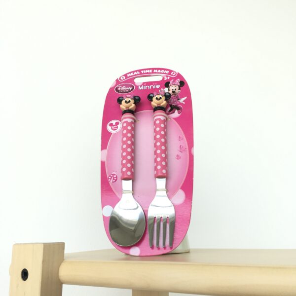 Minnie Mouse Meal Time Magic Collection ช้อน-ซ้อม สำหรับเด็กผู้หญิง มินนี่เม้าส์สุดน่่ารักของแท้จาก Disney
