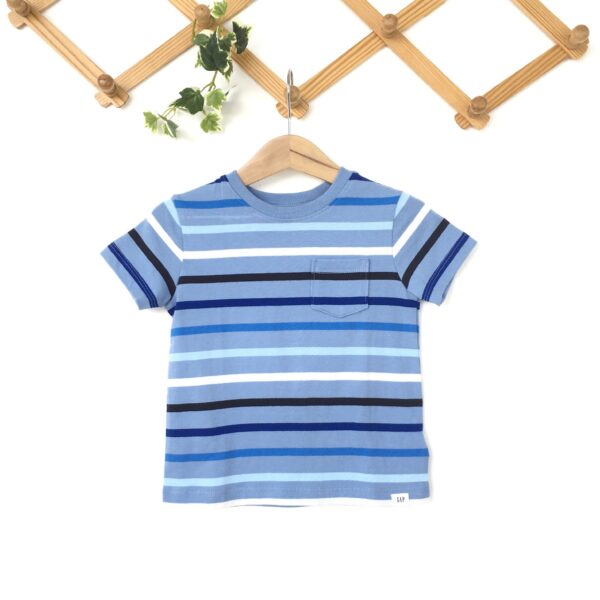 Round Neck Kids T-shirt striped short sleeveเสื้อยืดเด็กคอกลม แขนสั้นลายทาง