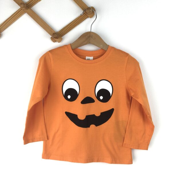 Halloween Pumpkin T-Shirt เสื้อยืดลายฟักทองฮัลโลวีน