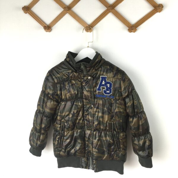 Space Military Padded Jacket เสื้อแจ็คเก็ตบุนวมลายทหารสเปซ