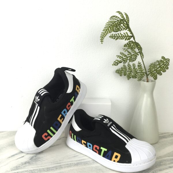 Adidas Superstar Black รองเท้าลำลองเด็ก